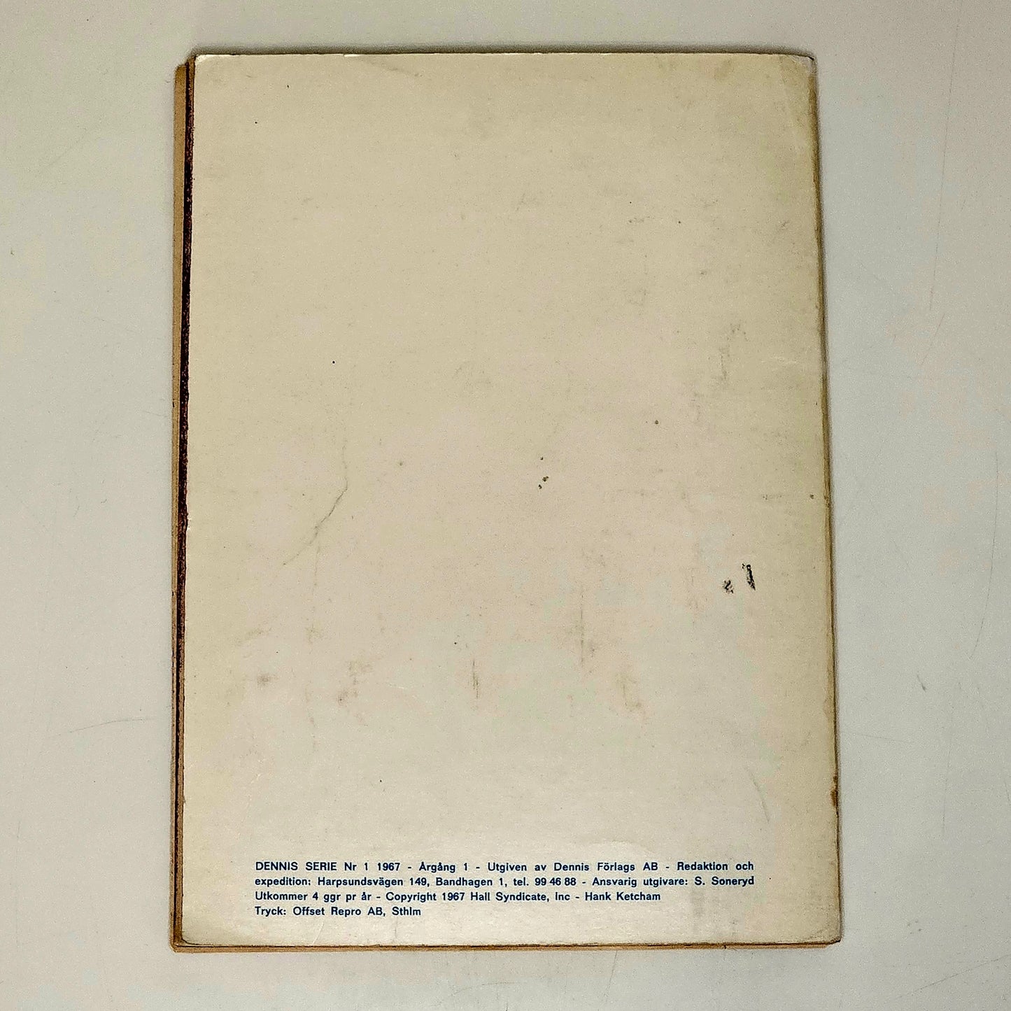 Dennis Serie Nr 1 1967 #FR#