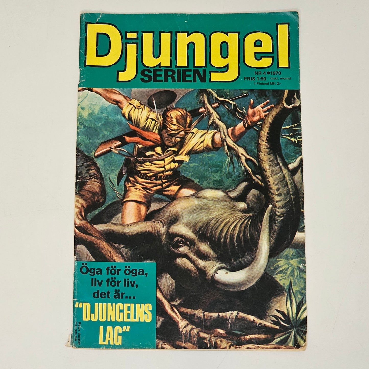 Djungelserien Nr 4 1970 #VG#