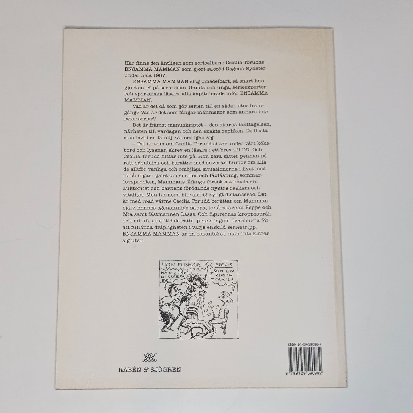 Cecilia Torudd - Ensamma Mamman 1988 #VG#