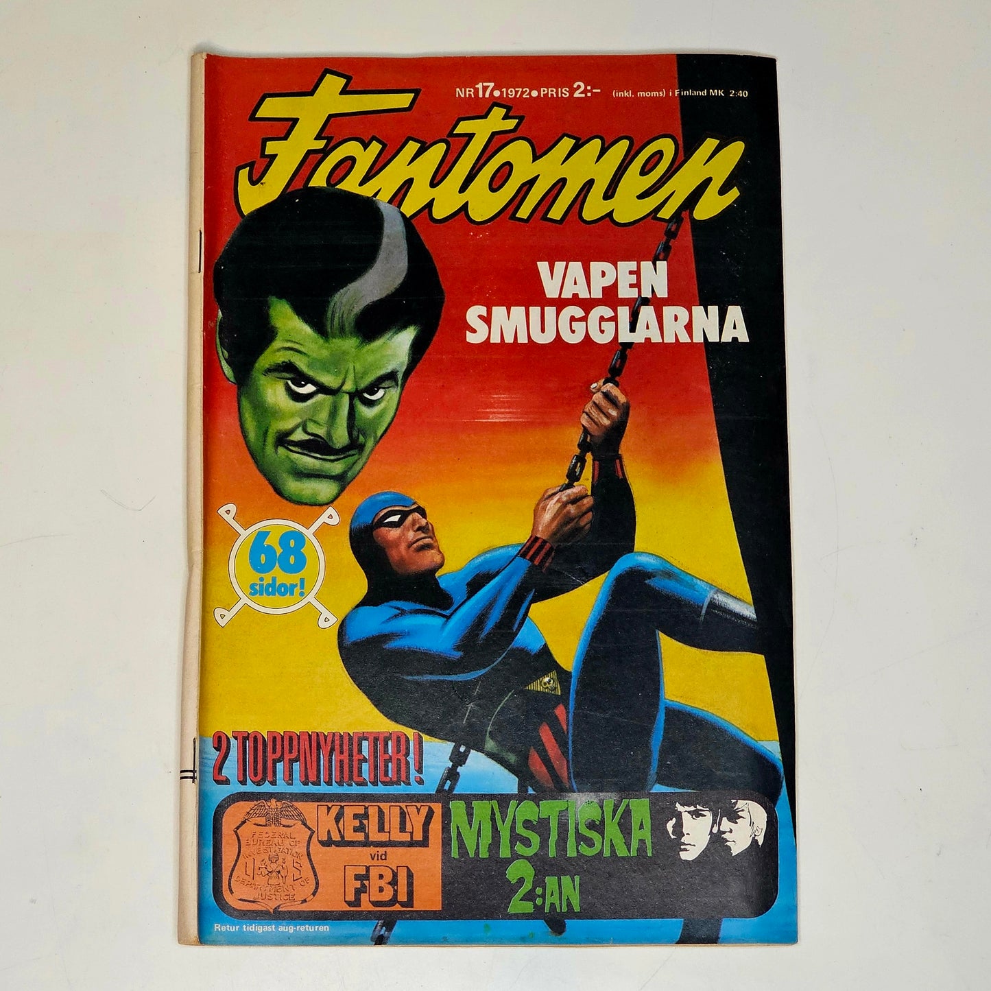 Fantomen Nr 17 1972 #GD#