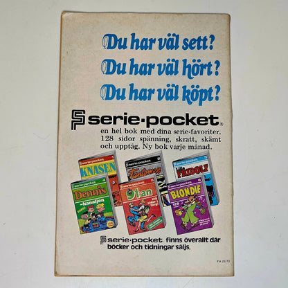 Fantomen Nr 22 1972 #VG#