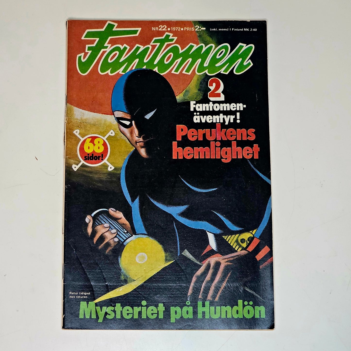 Fantomen Nr 22 1972 #VG#