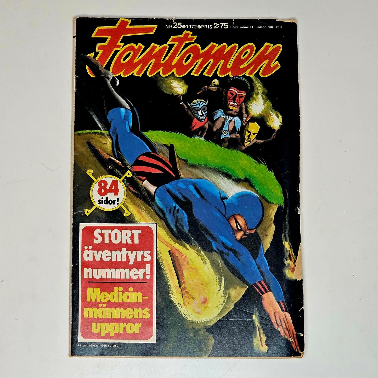 Fantomen Nr 25 1972 #GD#