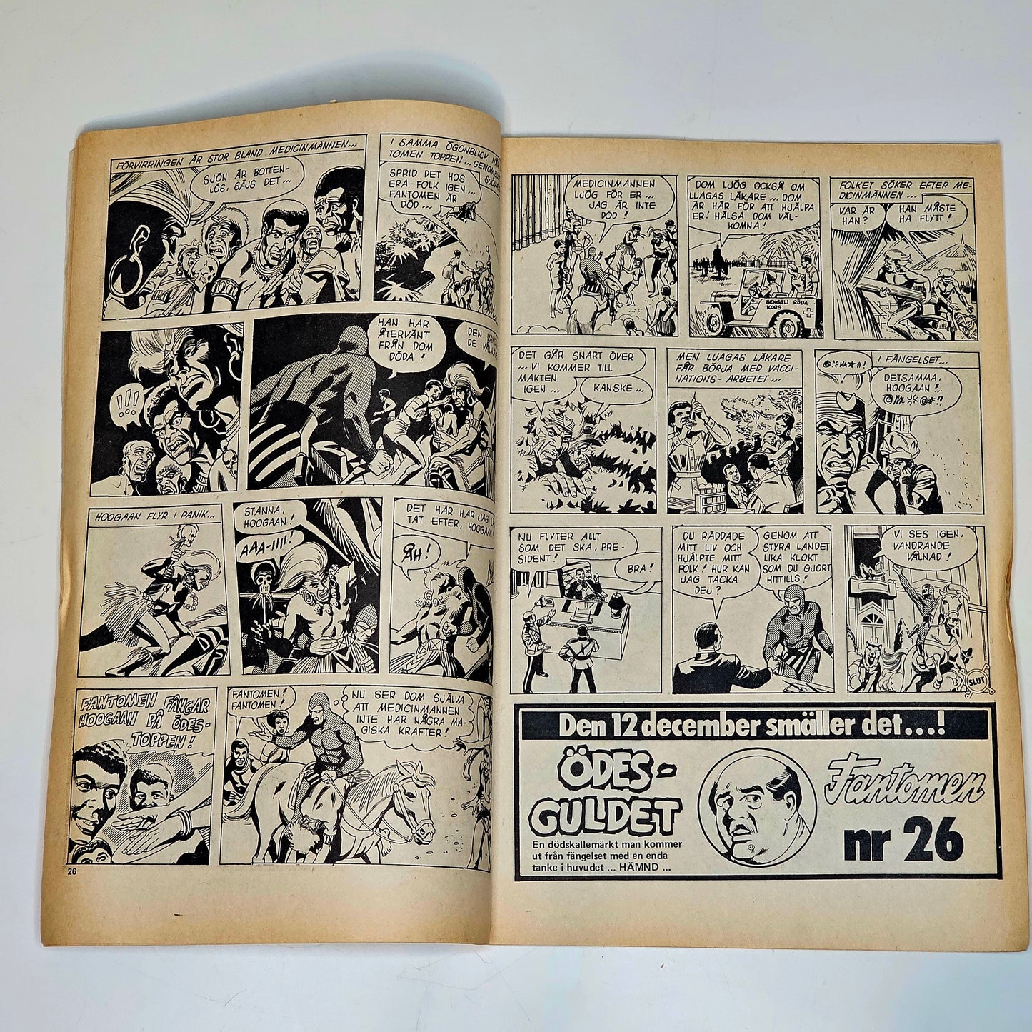 Fantomen Nr 25 1972 #GD#