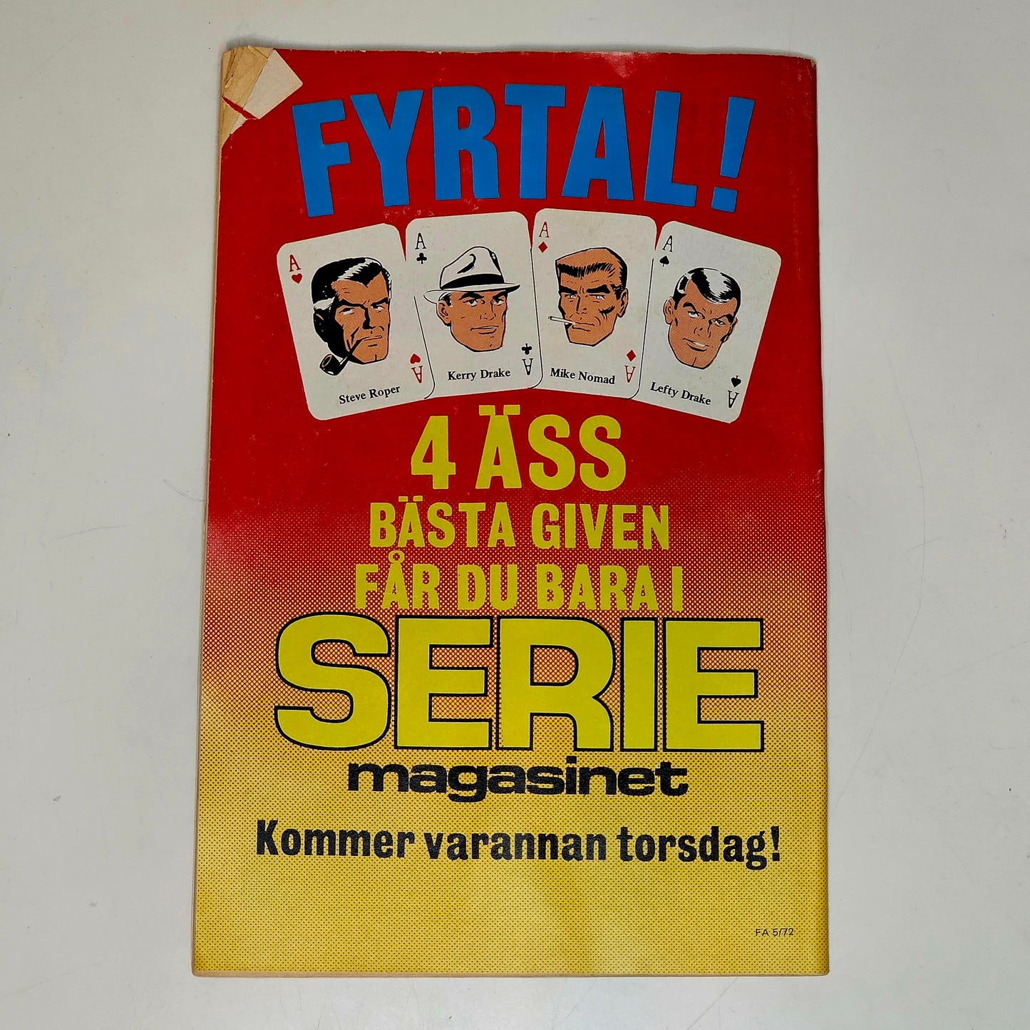 Fantomen Nr 5 1972 #GD#