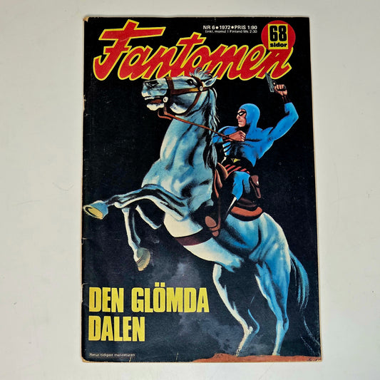 Fantomen Nr 6 1972 #VG#