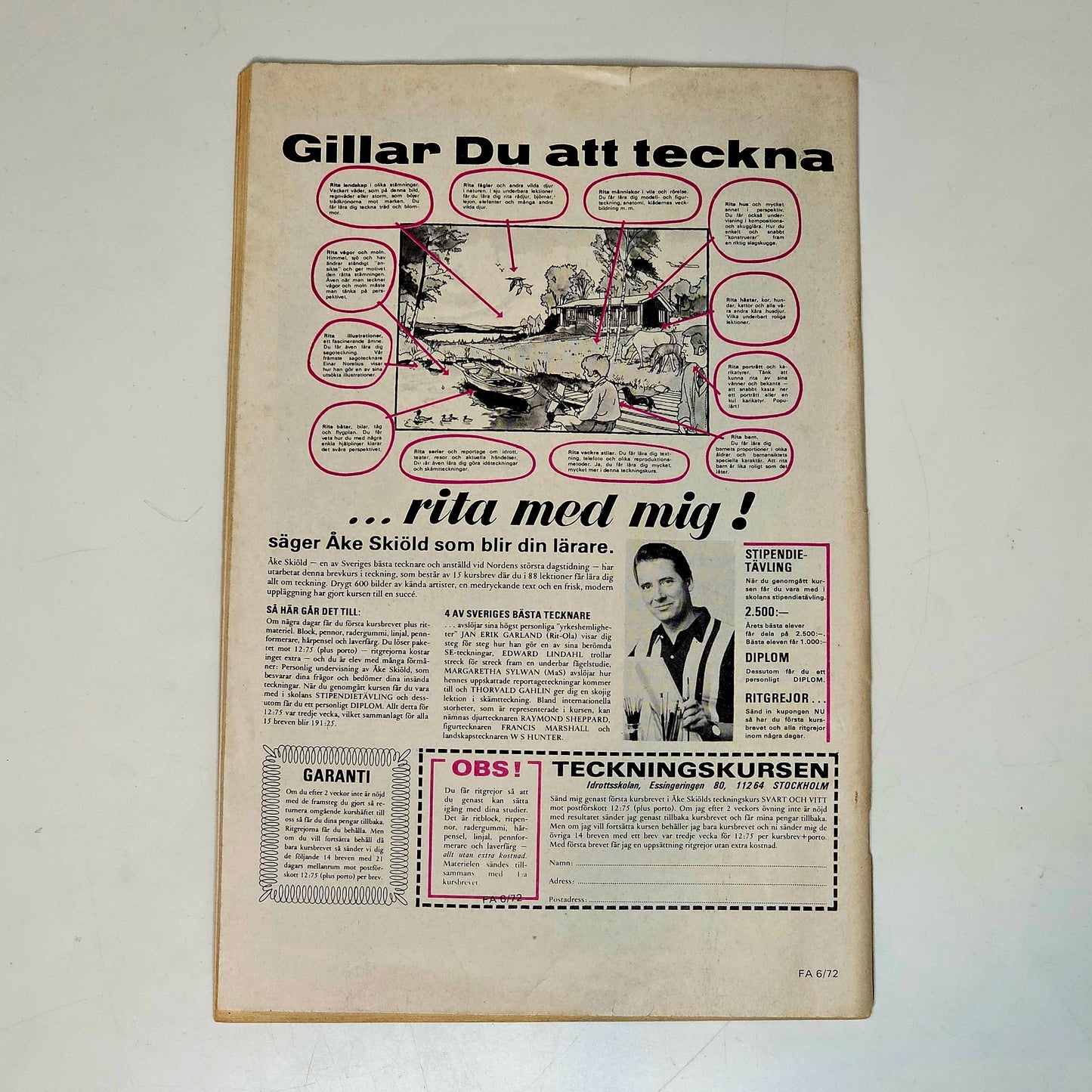 Fantomen Nr 6 1972 #VG#