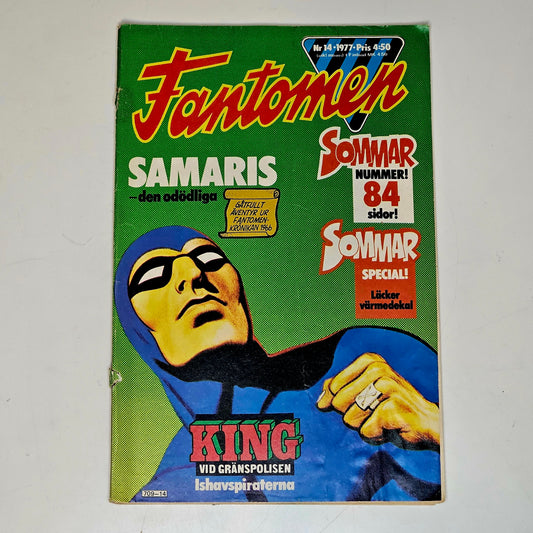 Fantomen Nr 14 1977 #FR# + Värmedekal