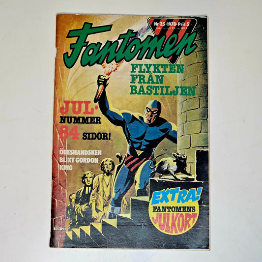 Fantomen Nr 25 1978 #FN# + Julkort