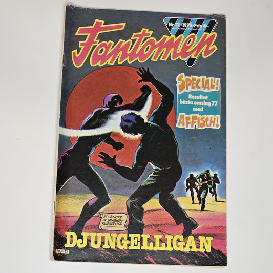 Fantomen Nr 12 1978 - Djungelligan #VG#