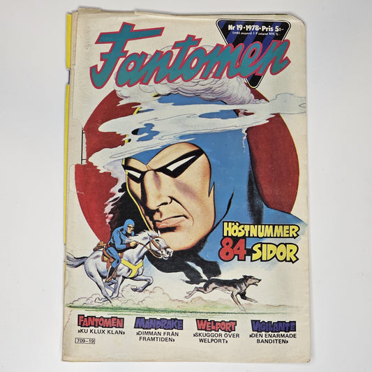 Fantomen Nr 19 1978 - Höstnummer 84-sidor #FR#