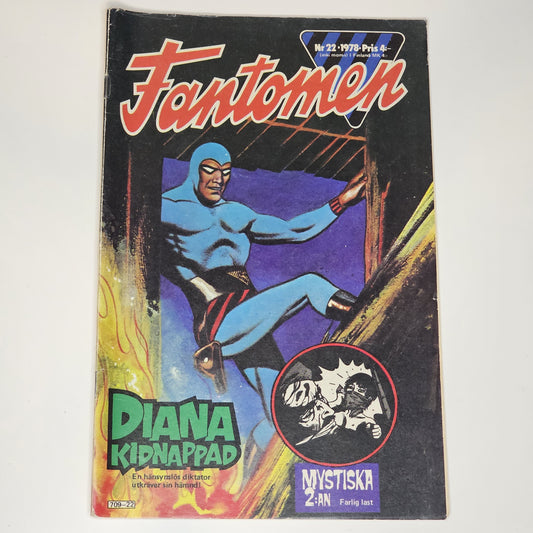 Fantomen Nr 22 1978 - Diana Kidnappad #VG#