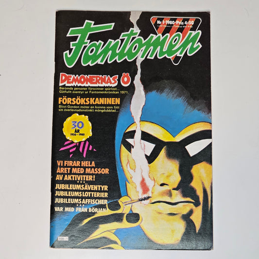 Fantomen Nr 1 1980 #FN# + Utgivningsprogram