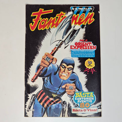 Fantomen Nr 26 1980 #VG# + Bilaga