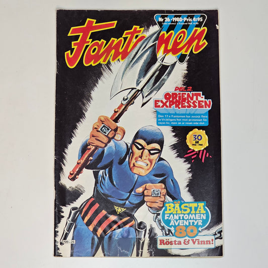 Fantomen Nr 26 1980 #VG# + Bilaga