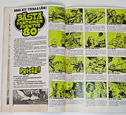 Fantomen Nr 26 1980 #VG# + Bilaga