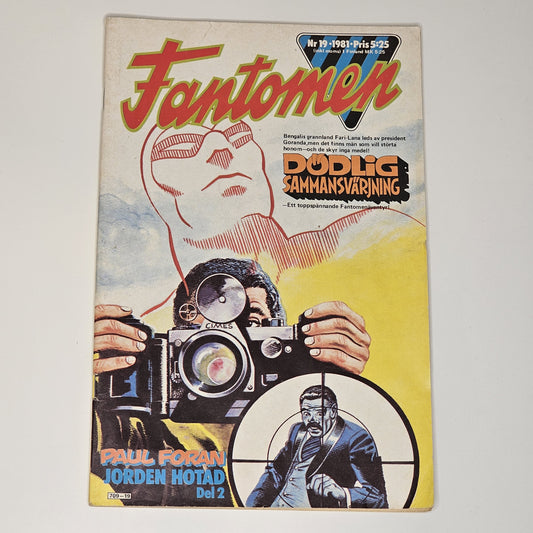 Fantomen Nr 19 1981 #VG#