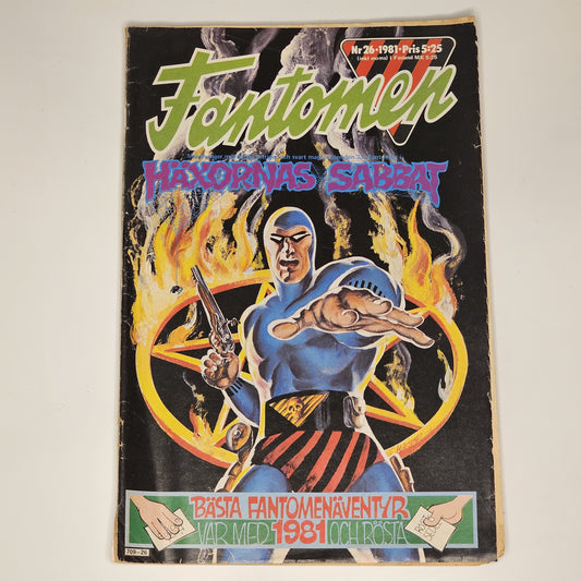 Fantomen Nr 26 1981 #VG# + Bilaga