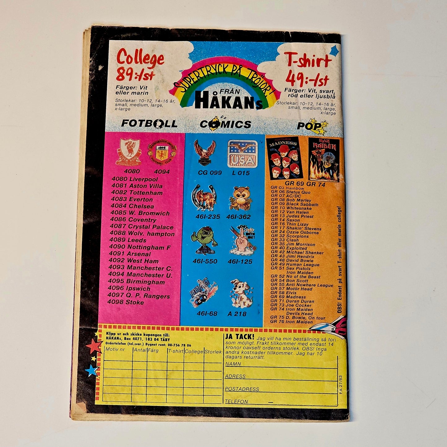 Fantomen Nr 27 1983 #FR#