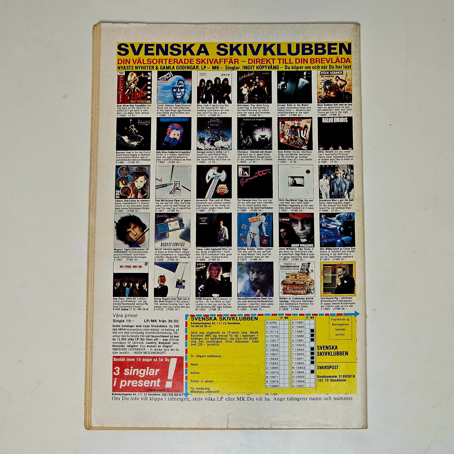 Fantomen Nr 1 1984 #FN#