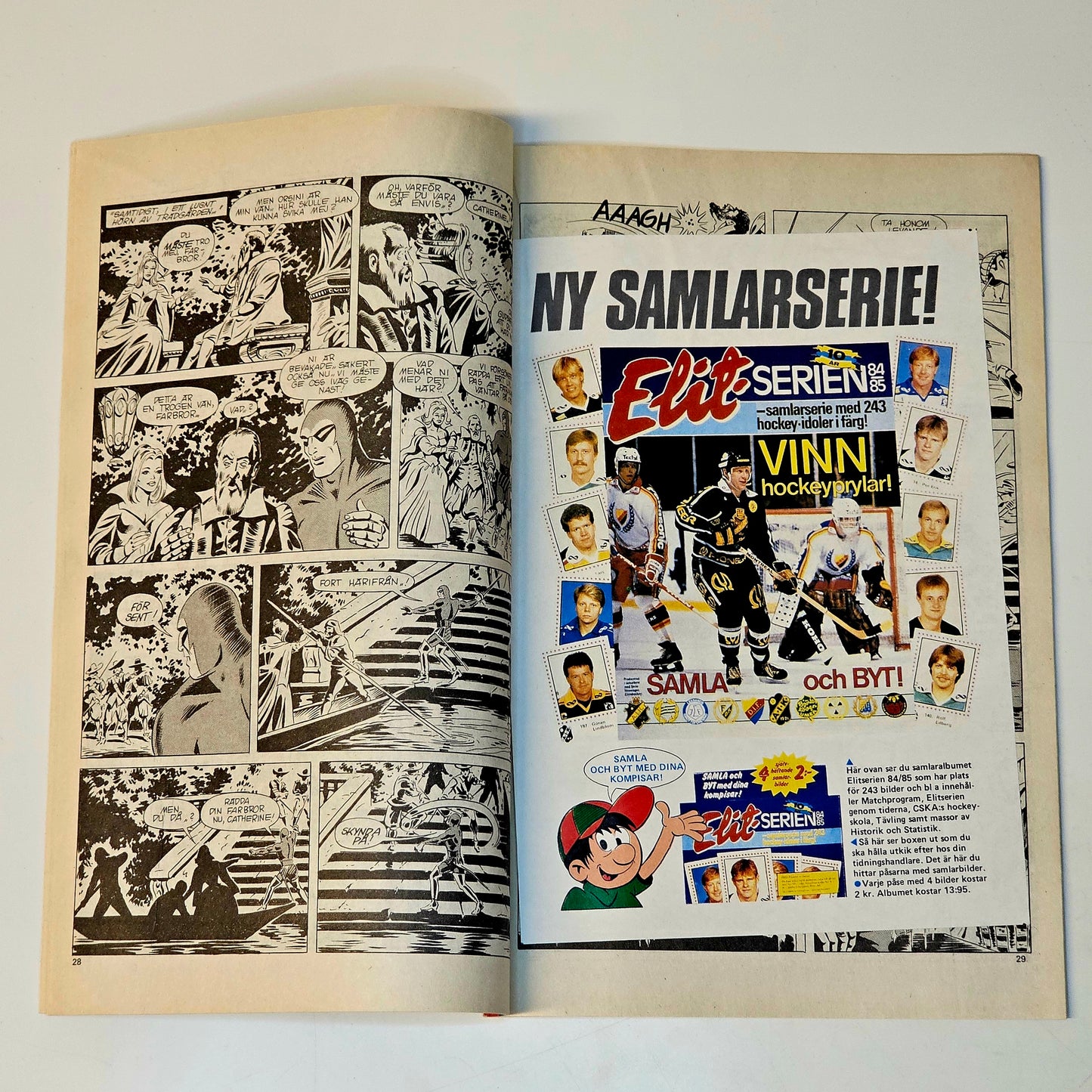 Fantomen Nr 24 1984 #FN# + Reklambilaga