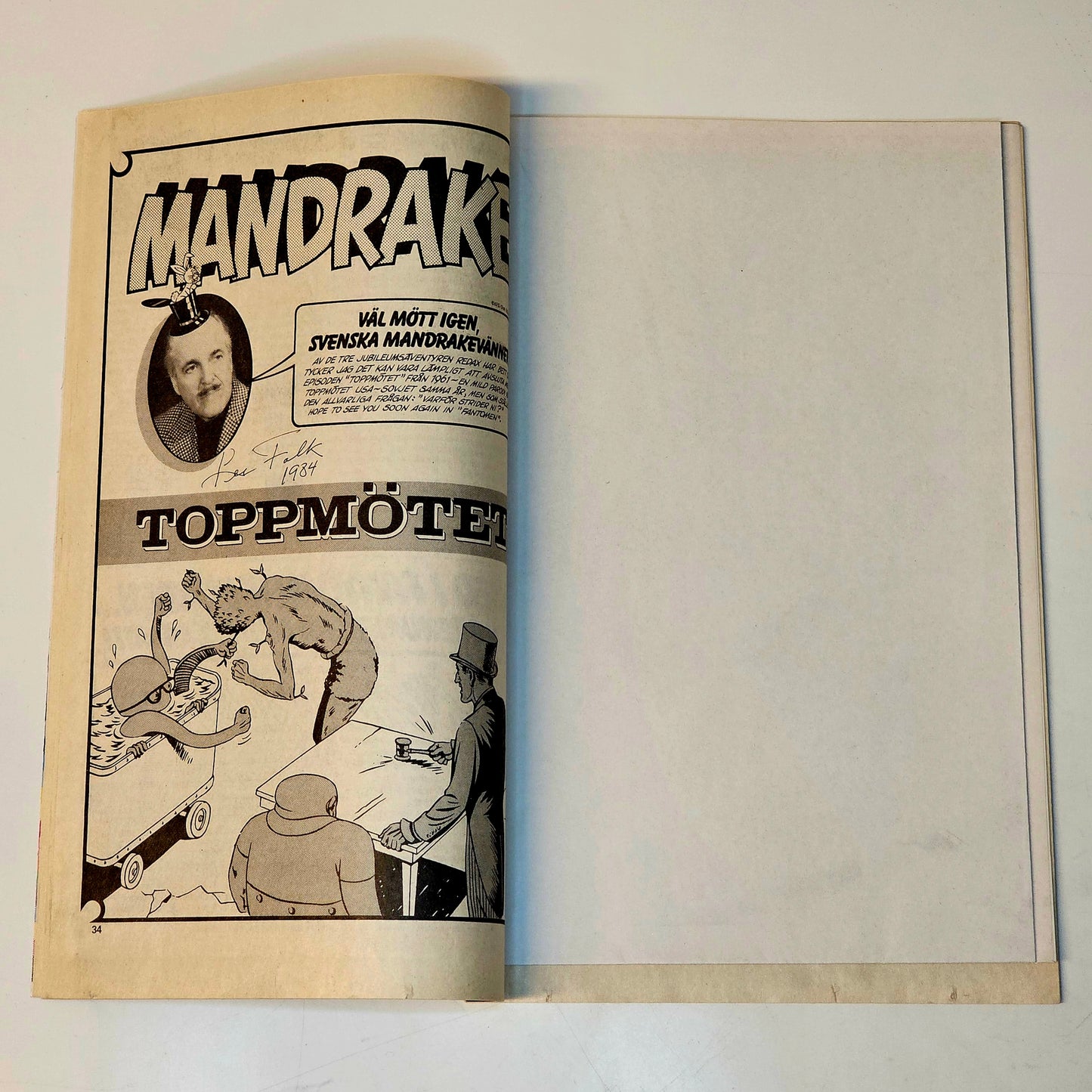 Fantomen Nr 26 1984 #FN# + Jättebilaga