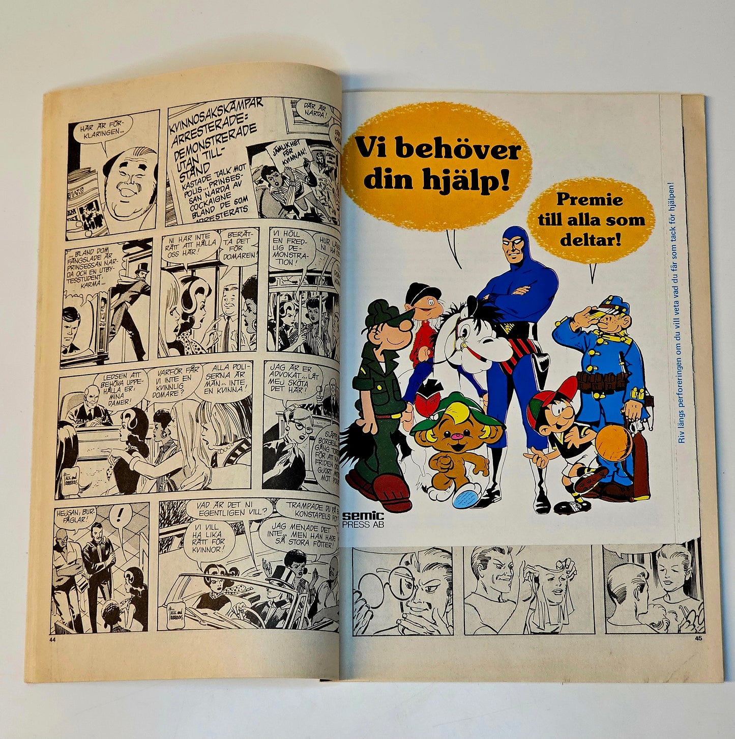 Fantomen Nr 9 1985 #VF# + Prenumerationsbilaga