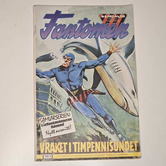 Fantomen Nr 8 1985 #VG#