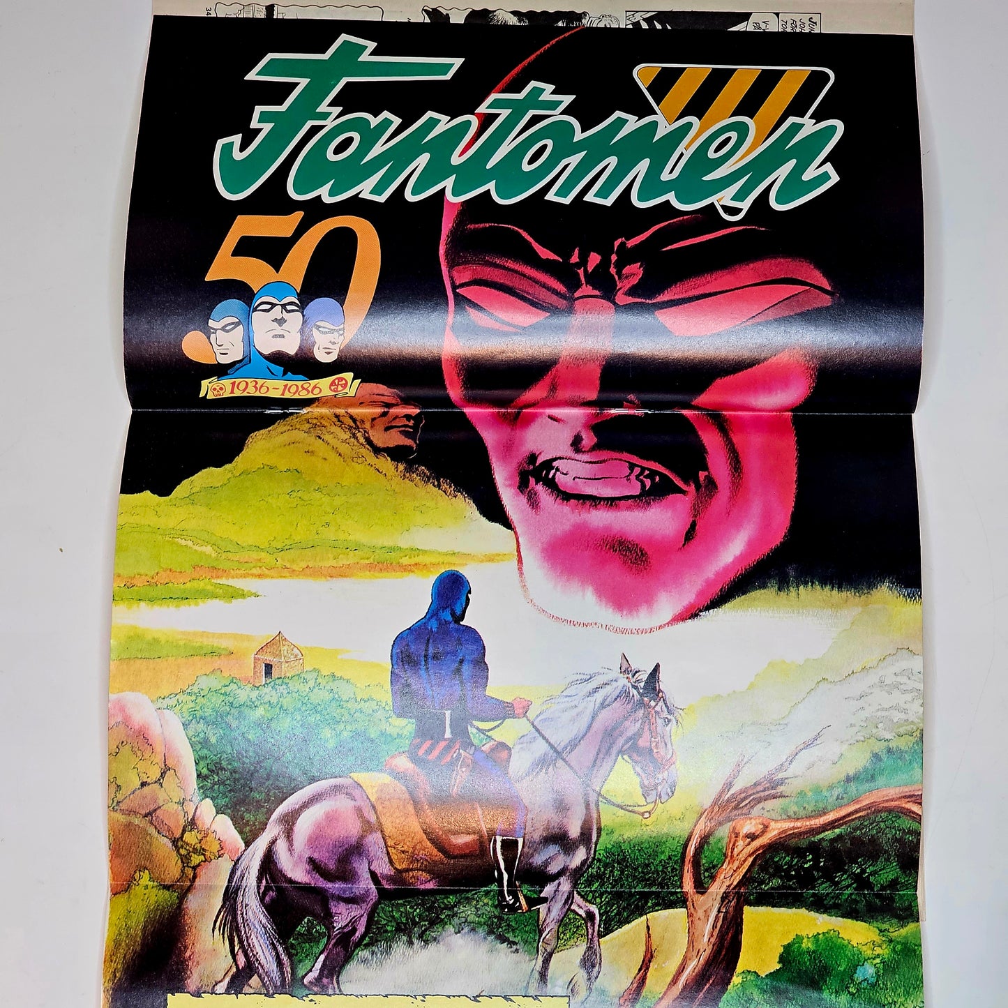 Fantomen Nr 1 1986 #FN# + Affisch