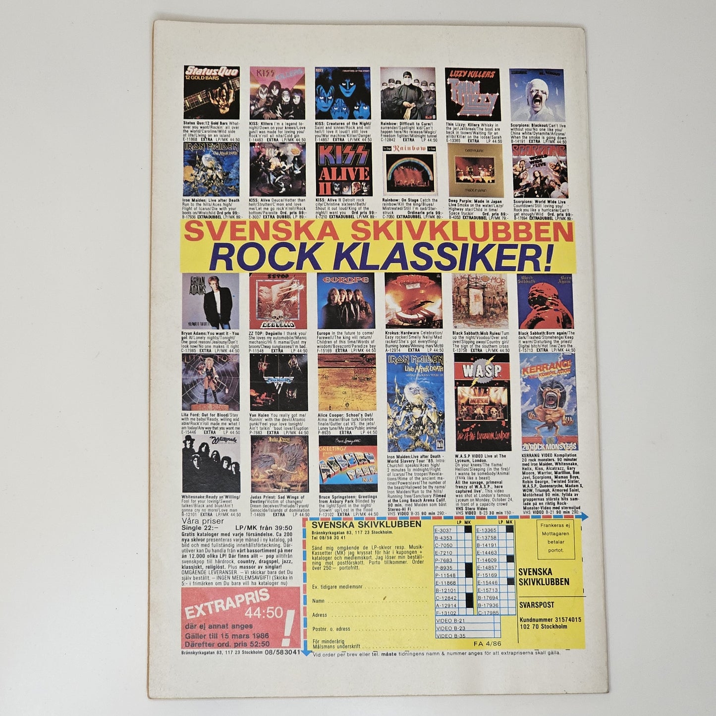 Fantomen Nr 4 1986 #FN#