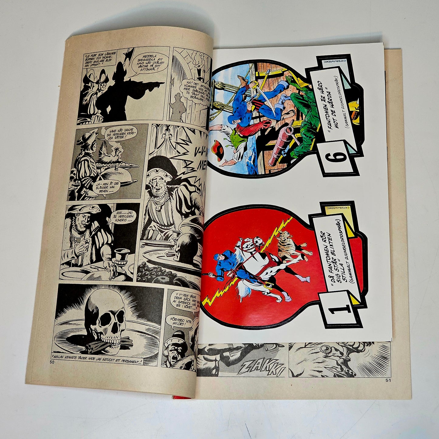 Fantomen Nr 4 1986 #VG# + Klistermärken