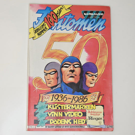 Fantomen Nr 4 1986 #FN#