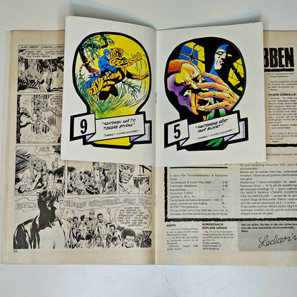 Fantomen Nr 5 1986 #VG# + Klistermärken