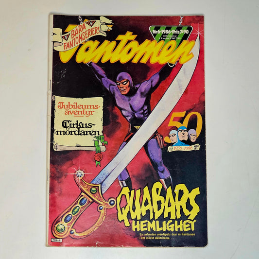 Fantomen Nr 6 1986 #GD#