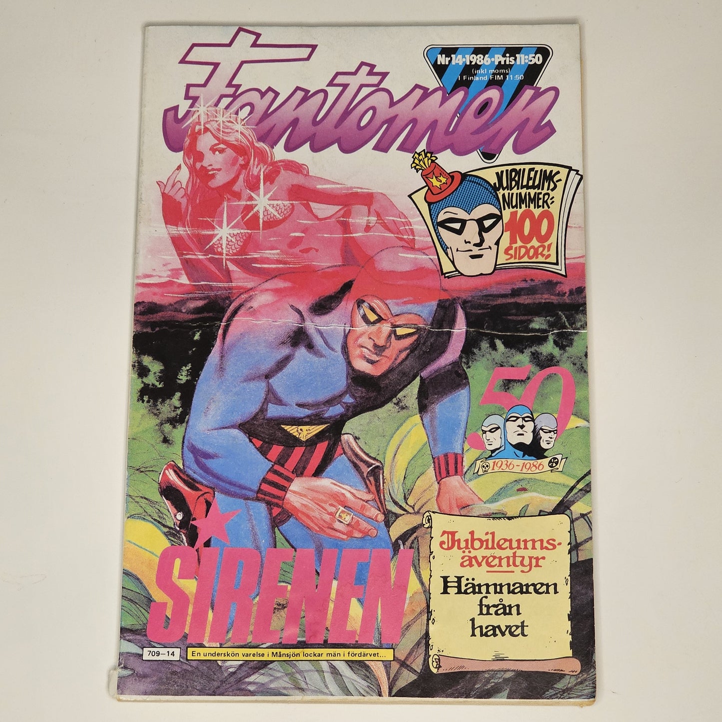 Fantomen Nr 14 1986 #VG#