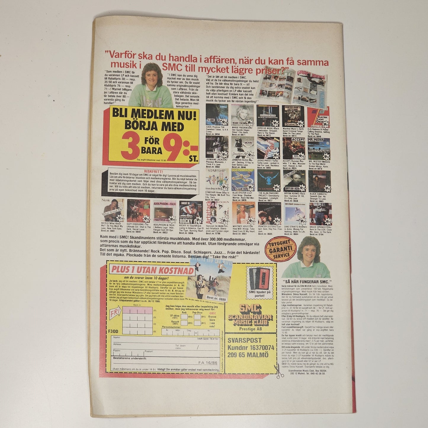 Fantomen Nr 16 1986 #VG#