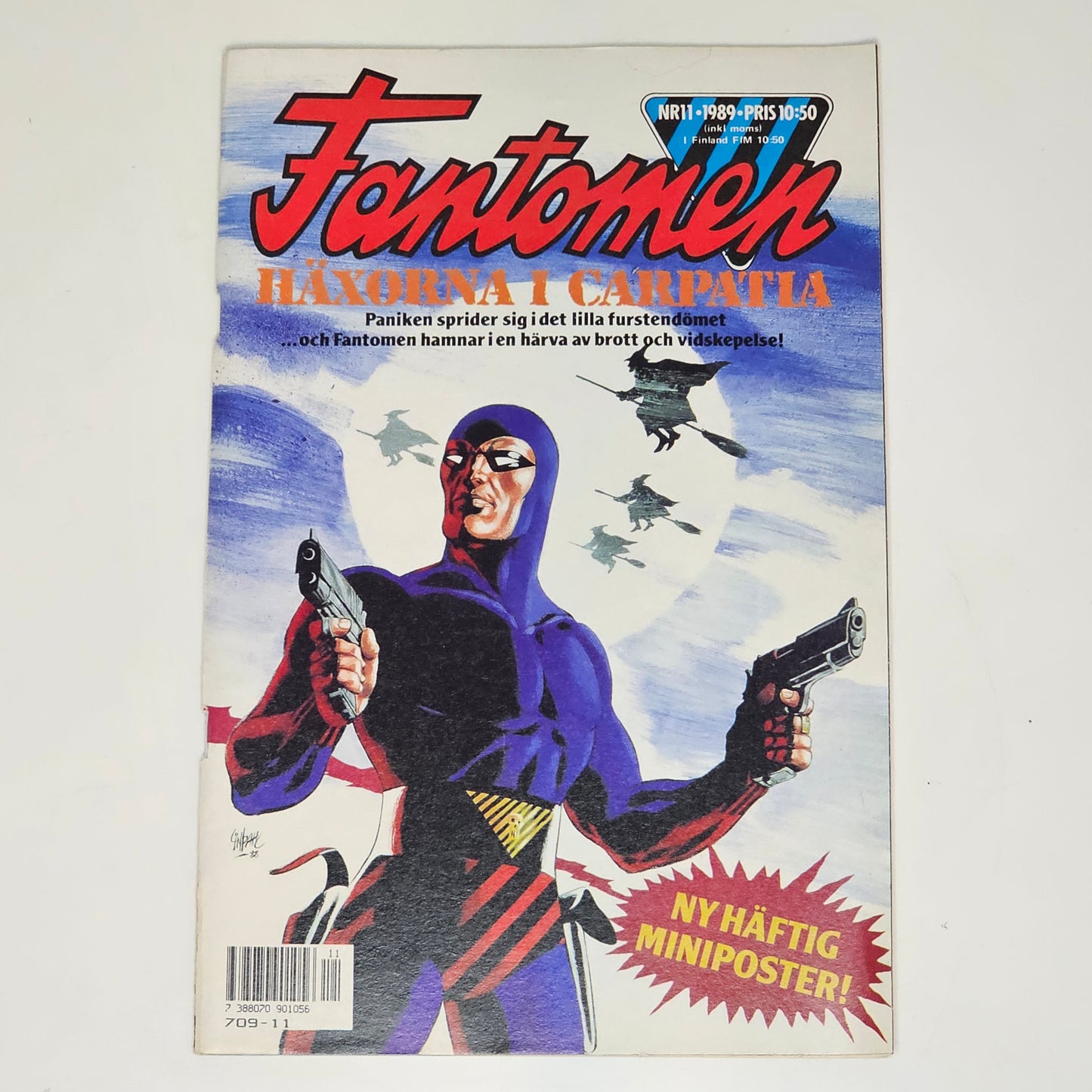 Fantomen Nr 11 1989 #FN# + Miniposter