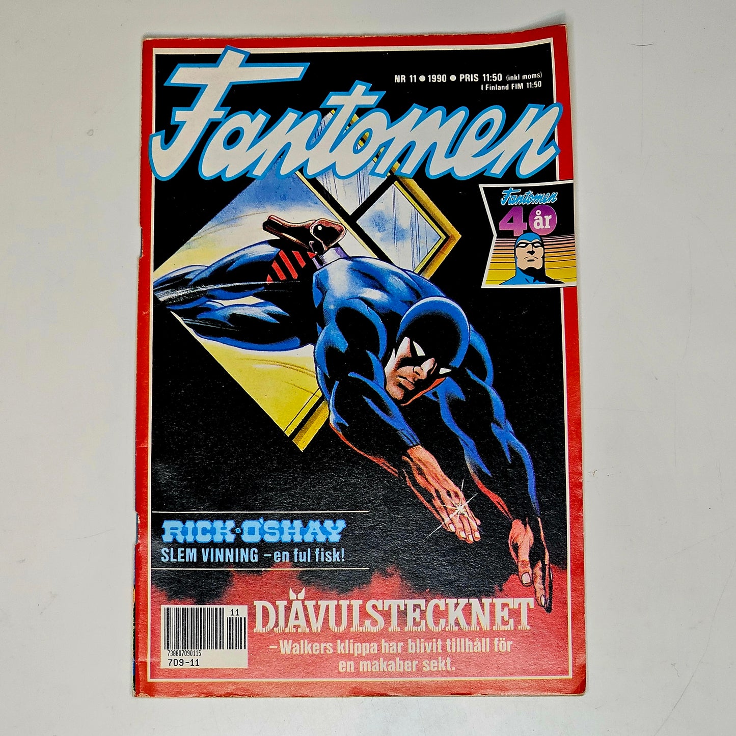 Fantomen Nr 11 1990 #FN# + Reklambilaga