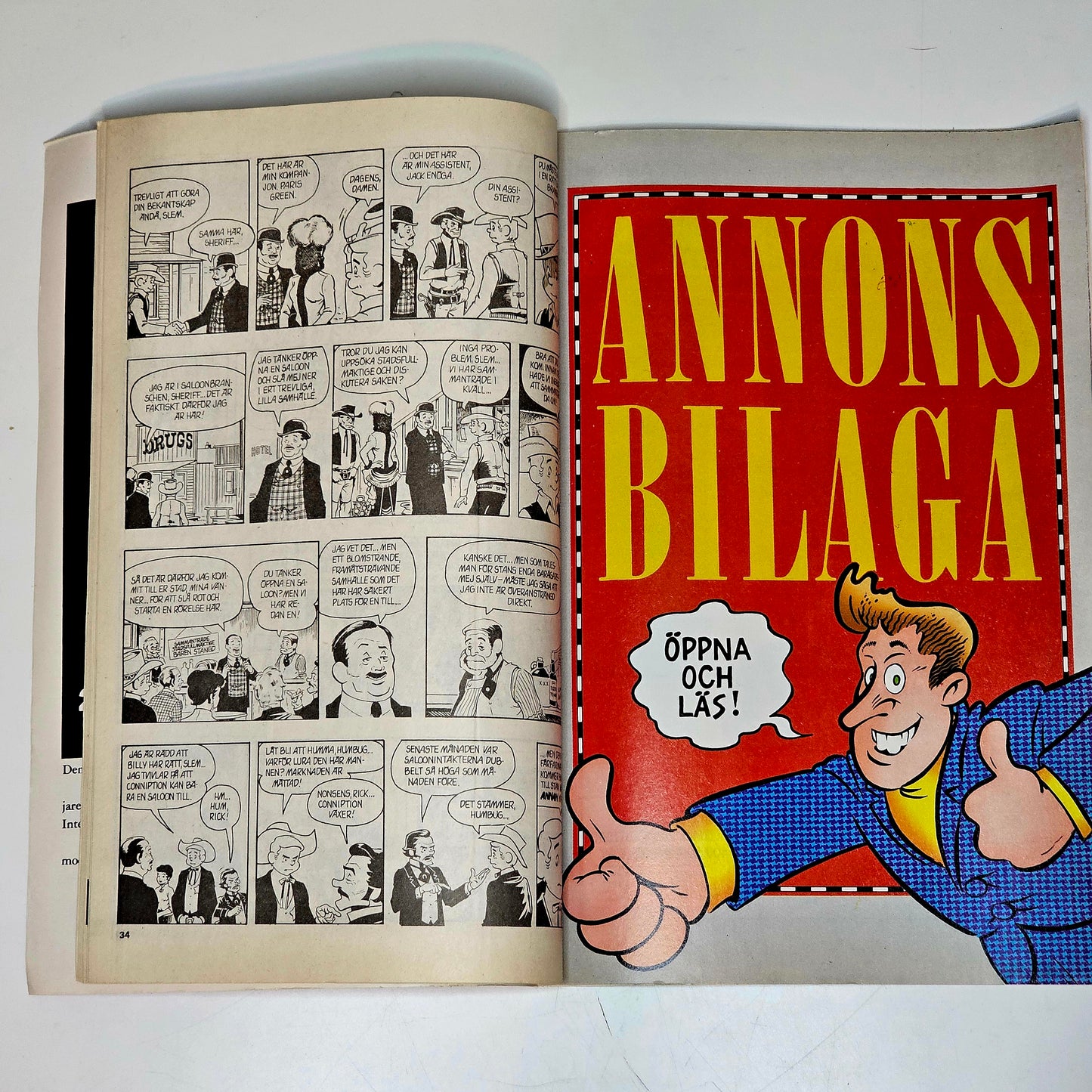 Fantomen Nr 11 1990 #FN# + Reklambilaga