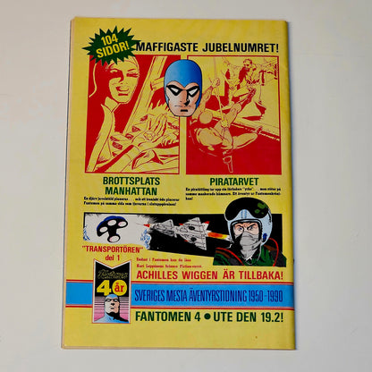 Fantomen Nr 3 1990 #FN# + Reklambilaga