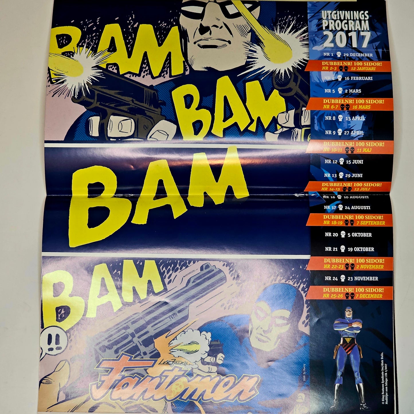 Fantomen Nr 1 2017 #FN# + Utgivningsaffisch