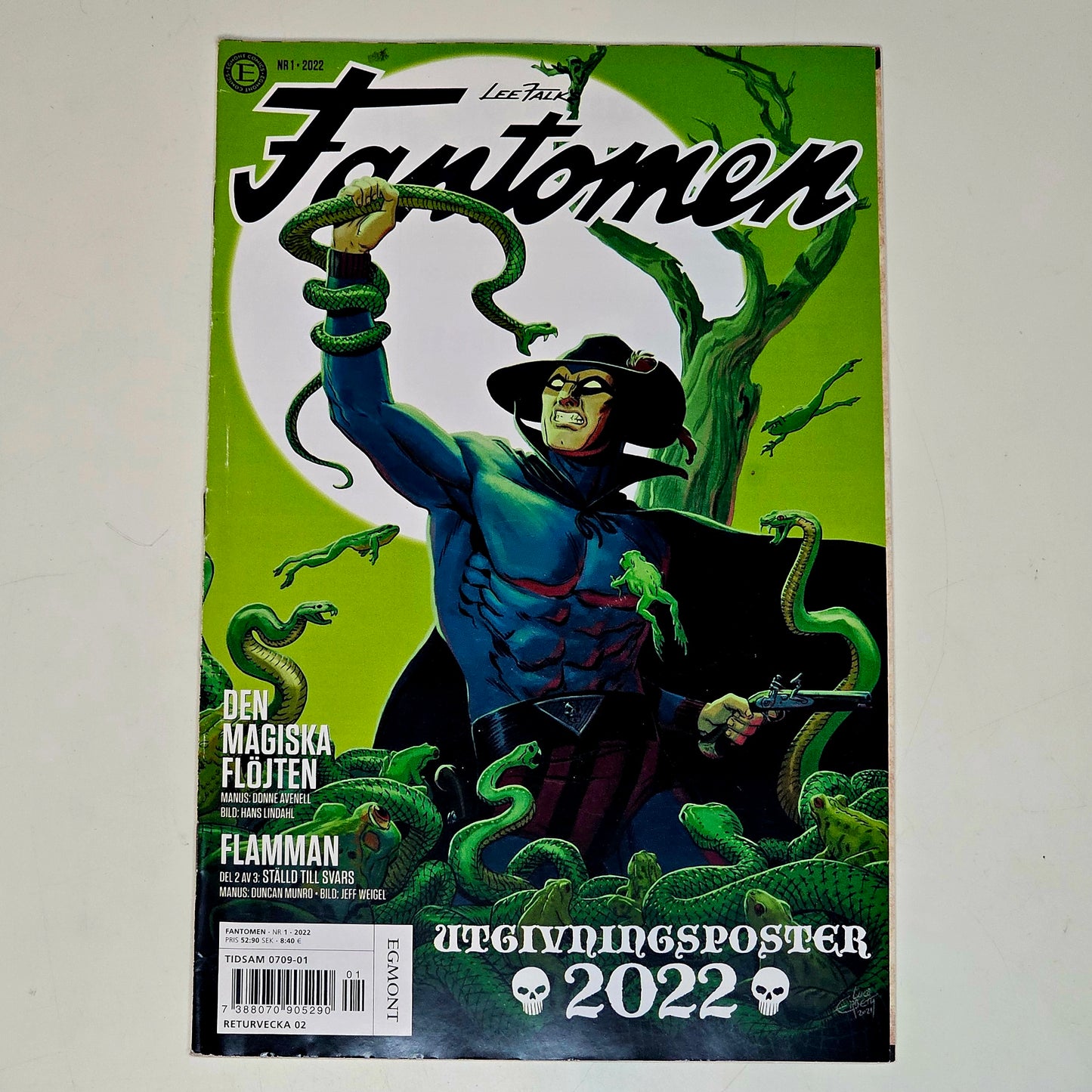 Fantomen Nr 1 2022 #FN# + Utgivningsprogram