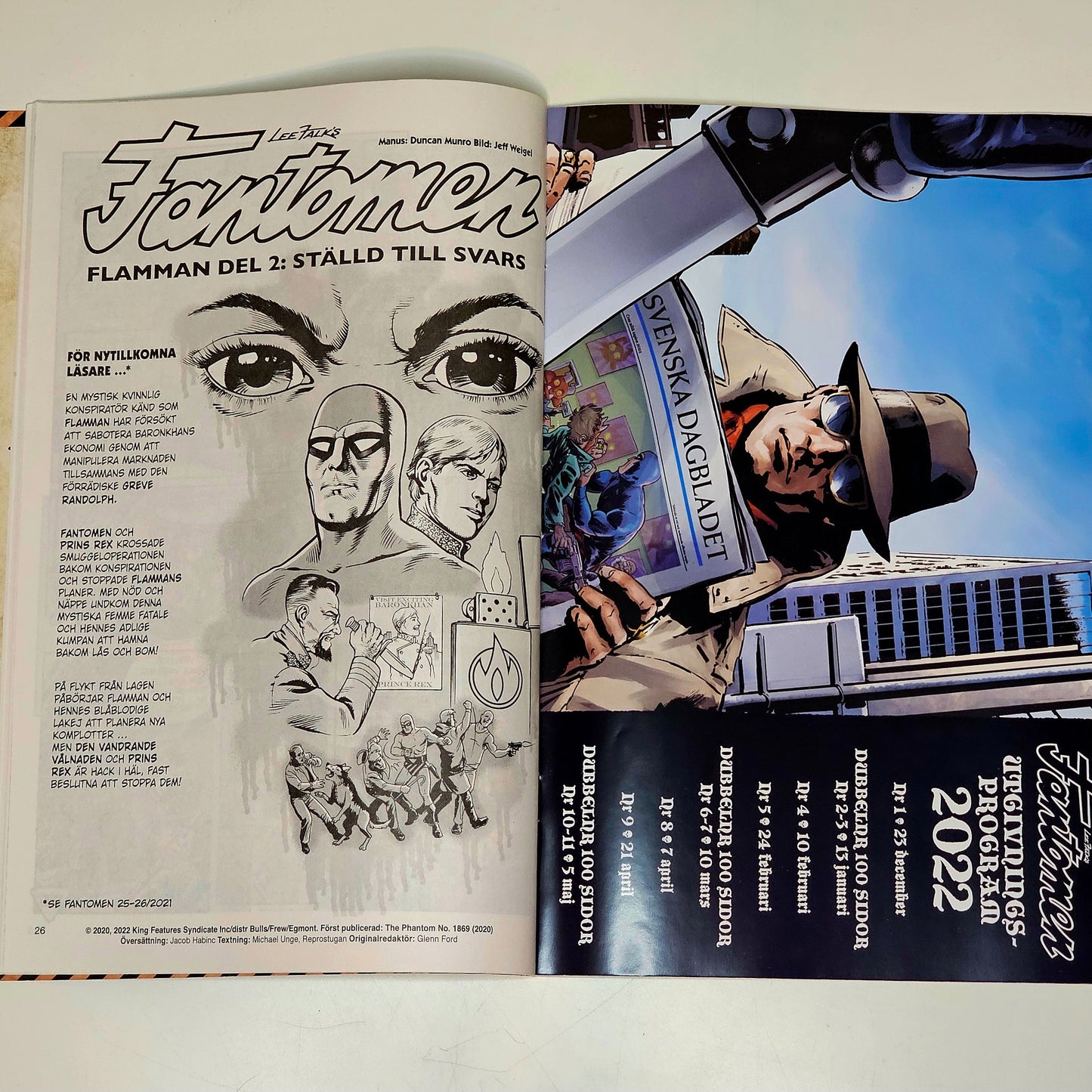 Fantomen Nr 1 2022 #FN# + Utgivningsprogram