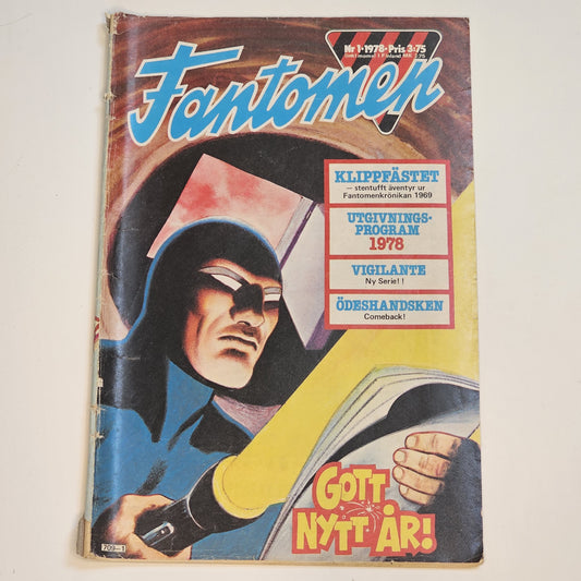 Fantomen Nr 1 1978 - Klippfästet #VG#