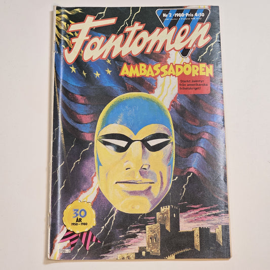 Fantomen Nr 2 1980 - Ambassadören #VG#