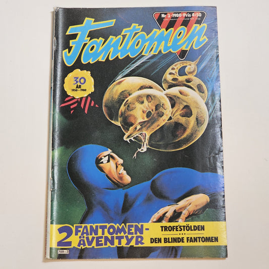 Fantomen Nr 3 1980 #VG#