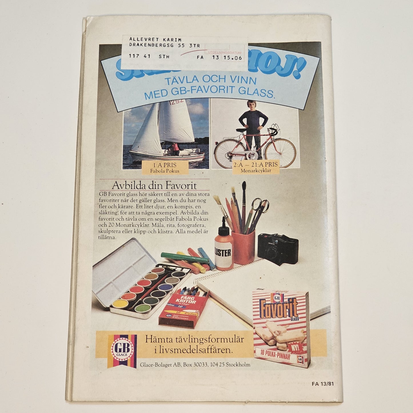 Fantomen Nr 13 1981 - Legenden Om Svärdet #FR#