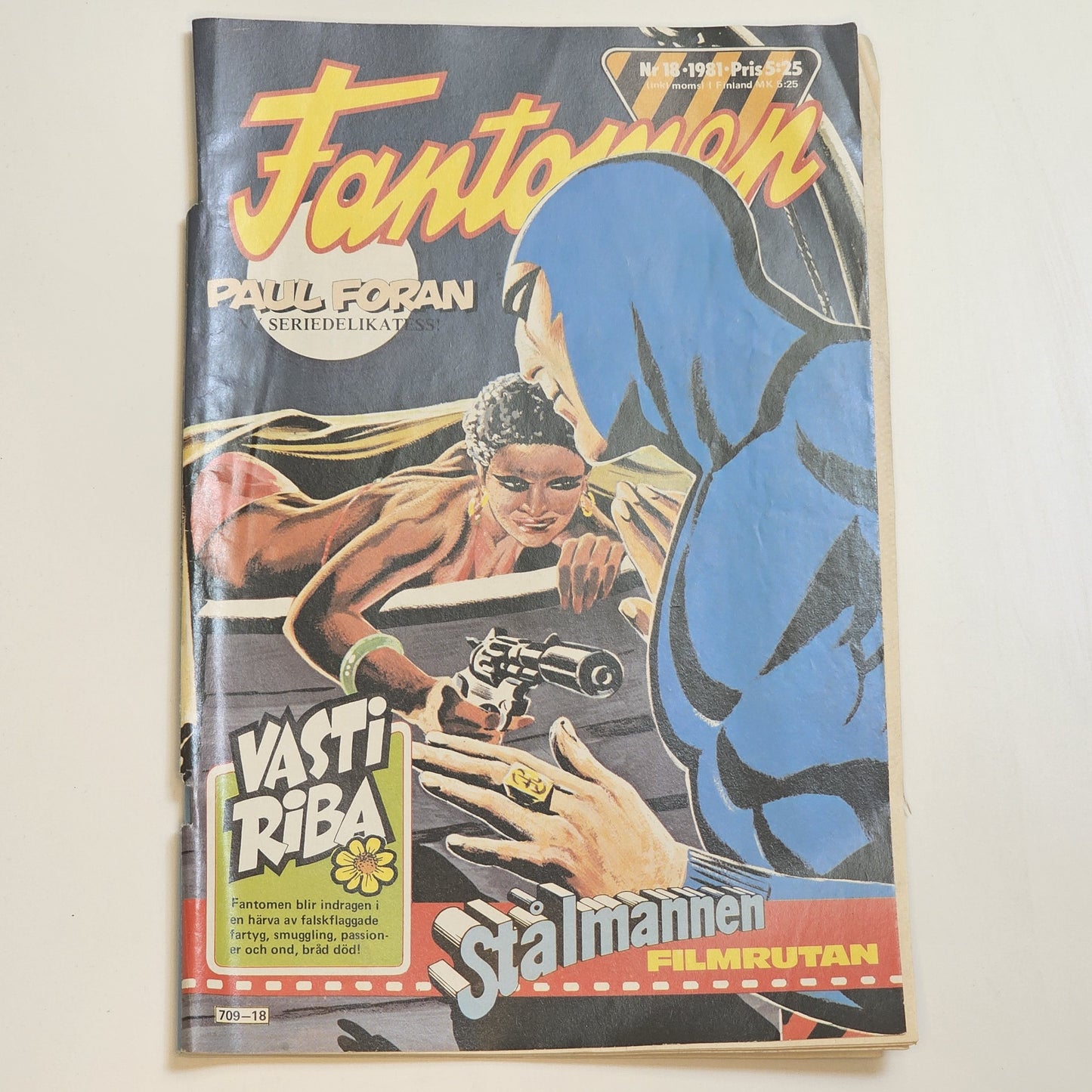 Fantomen Nr 18 1981 - Vasti Riba #GD#