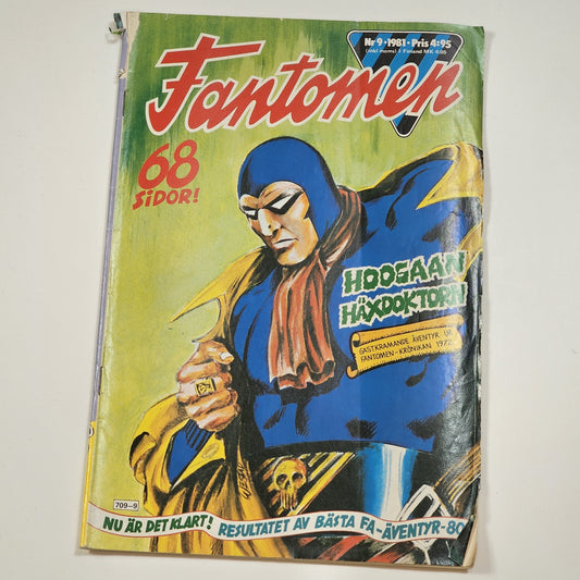 Fantomen Nr 9 1981 - Hoogaan Häxdoktorn #GD#