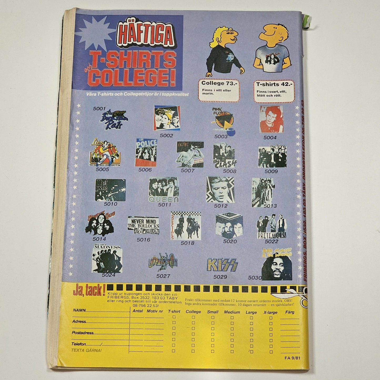 Fantomen Nr 9 1981 - Hoogaan Häxdoktorn #GD#